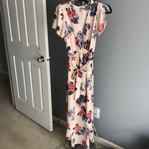 High low dress with built in shorts